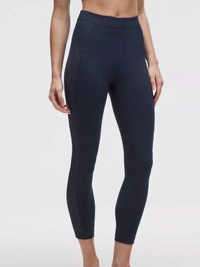 NWT! Lululemon Paisley Sheer Lace Jacquard Panelled High-Rise Tight 25", Size 10